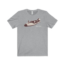 Larson Falls Flyer By Retro Boater Unisex Jersey Short Sleeve Tee