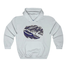 Vintage Harbor in the Islands Unisex Heavy Blend Hooded Sweatshirt