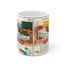 Fred Kappus 1958 Alumacraft model Super C Advertisement Mug 11oz by Retro Boater