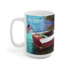 1961 Chris Craft Continental White Ceramic Mug by Retro Boater
