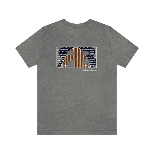 Full Retro Boater Logo Unisex Jersey Short Sleeve Tee
