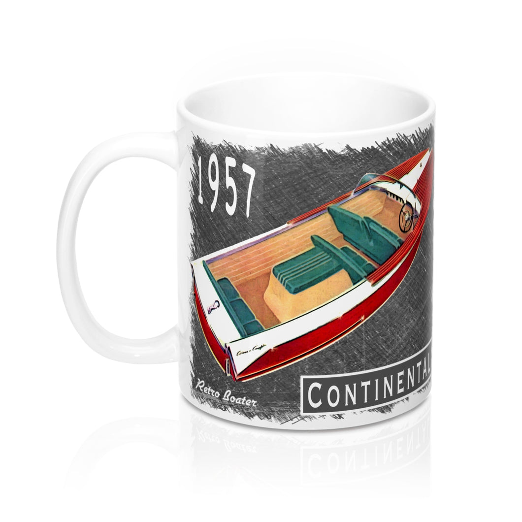 1957 Chris Craft Continental Mug 11oz by Retro Boater
