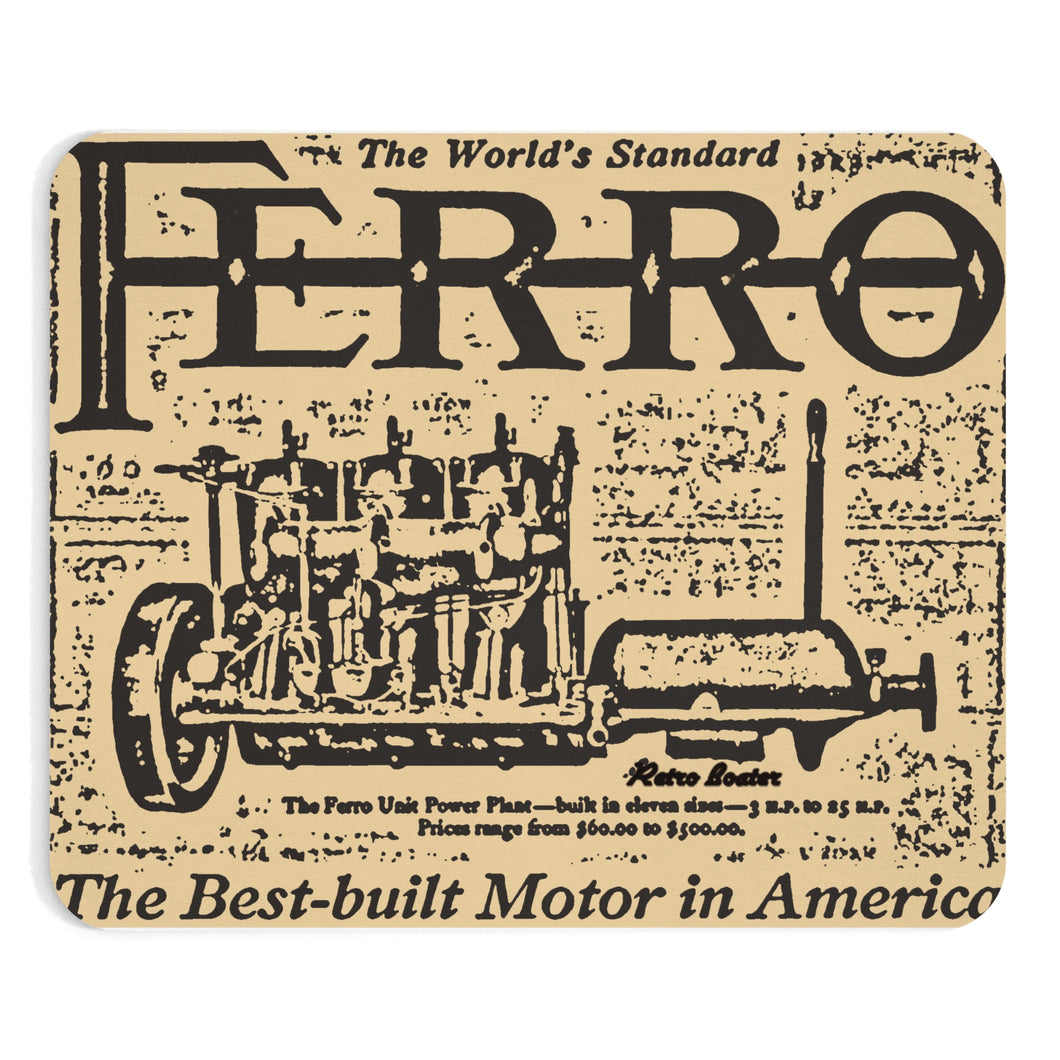 Ferro Engine Co. Mouse Pad by Retro Boater