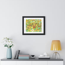 Eagle River Wisconsin Framed Horizontal Poster