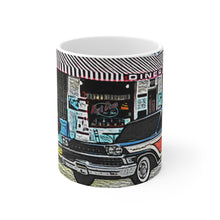 1959 Mercury Station Wagon White Ceramic Mug by SpeedTiques
