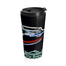 Silver Arrow Exterior in Neon Stainless Steel Travel Mug