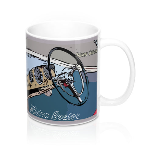Vintage 1958 Chris Craft Silver Arrow Interior Mugs