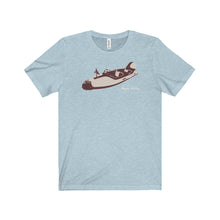 Larson Falls Flyer By Retro Boater Unisex Jersey Short Sleeve Tee