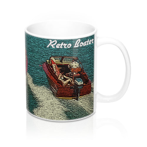 Vintage Boat Party by Retro Boater 11oz Mug