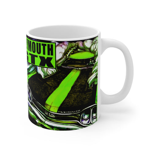 Plymouth GTX White Ceramic Mug by SpeedTiques