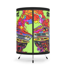 1970s Plymouth Super Stock Roadrunner Tripod Lamp with High-Res Printed Shade, US/CA plug