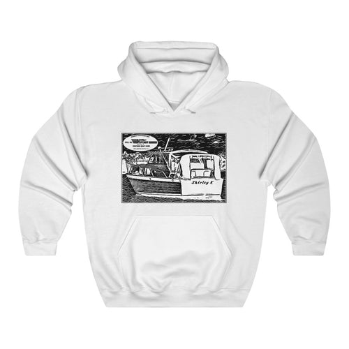 Shirley K 1966 Ventnor Cabin Cruiser Unisex Heavy Blend™ Hooded Sweatshirt