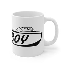 Grayboy Boats White Ceramic Mug by Retro Boater
