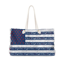 Vintage Chris Craft American Flag Weekender Bag