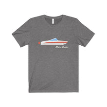 Outboard Skier by Retro BoaterUnisex Jersey Short Sleeve Tee