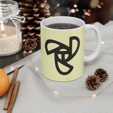 Classic Tollycraft Boat with light yellow background Mug 11oz