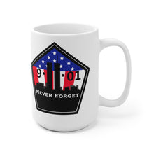 9/11 Never Forget White Ceramic Mug