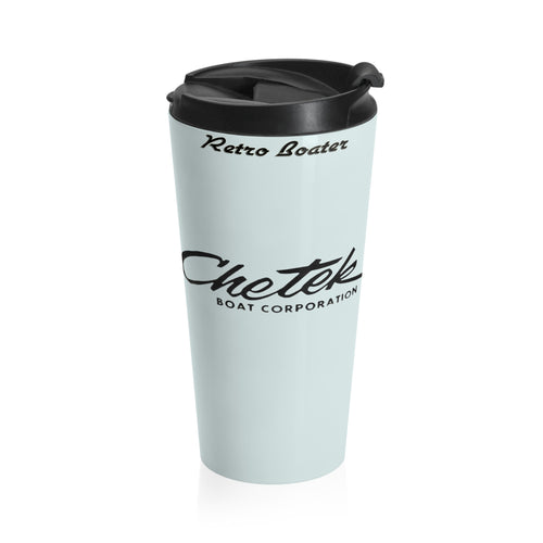 Chetek Logo Stainless Steel Travel Mug