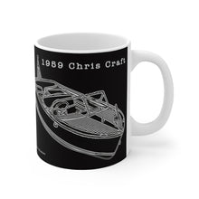 Vintage 1959 Chris Craft White Ceramic Mug by Retro Boater