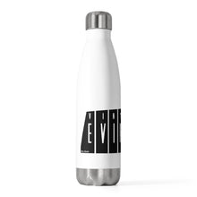 Black and White Vintage Evinrude Outboards 20oz Insulated Bottle