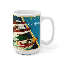 1959 Chris Craft Cavalier Line-Up White Ceramic Mug