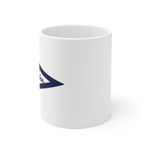 Blue Star Boats Miami, Oklahoma White Ceramic Mug by Retro Boater