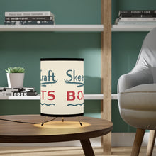 Skee-Craft Boats Tripod Lamp with High-Res Printed Shade, US/CA plug