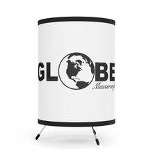 Vintage Globe Mastercraft Tripod Lamp with High-Res Printed Shade, US/CA plug
