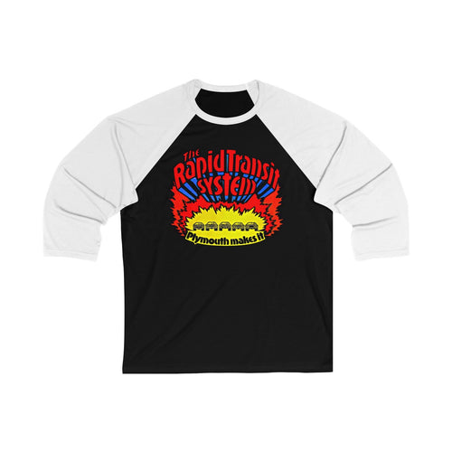 1970s Plymouth Dodge Rapid Transit Unisex 3/4 Sleeve Baseball Tee by SpeedTiques