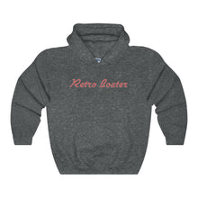 Retro Boater in Red/Grey Outline Heavy Blend Hooded Sweatshirt