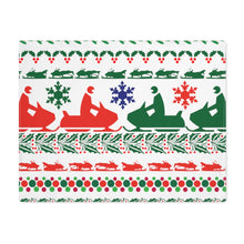 Christmas Snowmobile Patterned Placemat by SpeedTiques