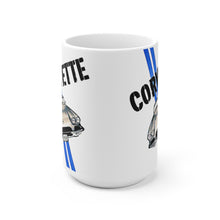 1958 Chevy Corvette White Ceramic Mug by SpeedTiques