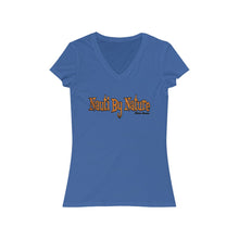Nauti By Nature Women's Jersey Short Sleeve V-Neck Tee by Retro Boater