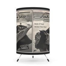 Lake N' Sea Tripod Lamp with High-Res Printed Shade, US/CA plug