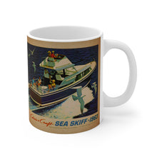 Vintage 1963 Chris Craft Sea Skiff Mug 11oz by Retro Boater