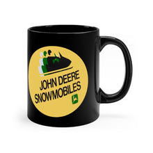 Vintage John Deere Snowmobiles Black mug 11oz by SpeedTiques.com