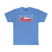 Here Comes Santa Claus in his Hydro Racer! T-shirt by Retro Boater