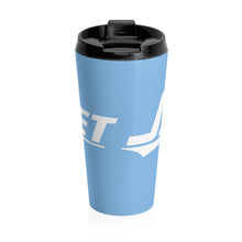 Vintage Style Sno Jet Stainless Steel Travel Mug