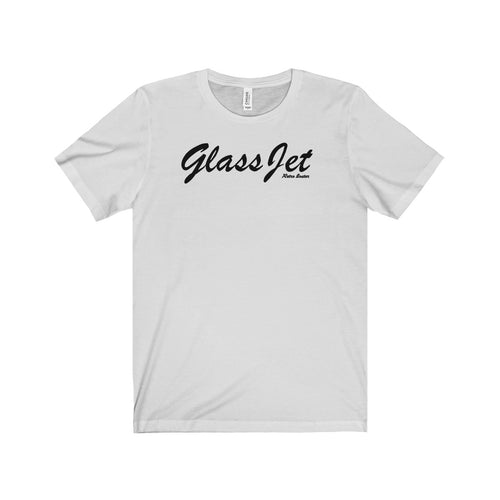 Glass Jet by Retro Boater Unisex Jersey Short Sleeve Tee