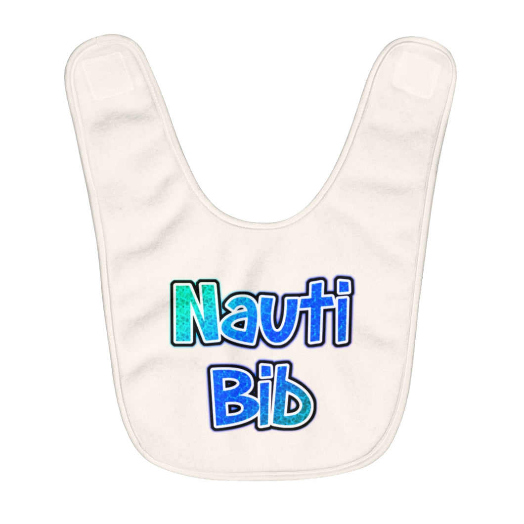 Nauti Bib by Retro Boater Fleece Baby Bib