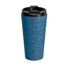 Retro Boater Word Art Wall Stainless Steel Travel Mug