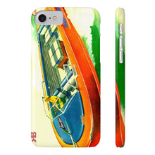 Vintage Chris Craft Utility Case Mate Slim Phone Cases by Retro Boater