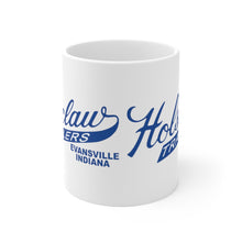 Holsclaw Trailer Sign White Ceramic Mug by Retro Boater