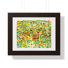 Eagle River Wisconsin Framed Horizontal Poster