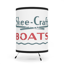 Skee-Craft Boats Tripod Lamp with High-Res Printed Shade, US/CA plug