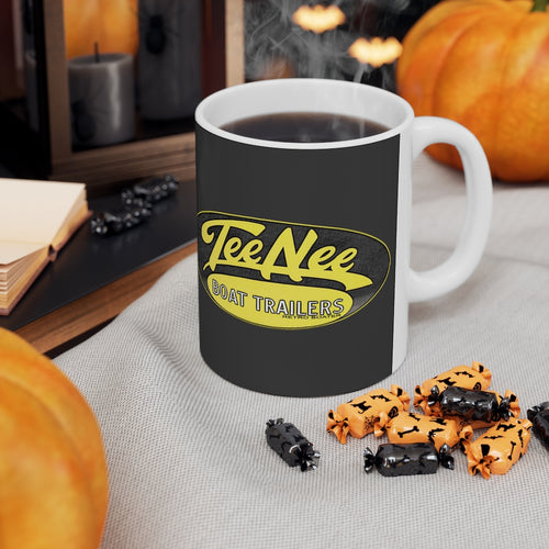 Tee Nee Boat Trailer Mugs by Retro Boater [ 420420 ]