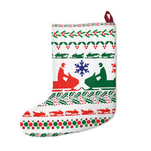 Christmas Snowmobile Patterned Stockings by SpeedTiques