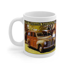 1940 Plymouth Sportsmen White Ceramic Mug by SpeedTiques