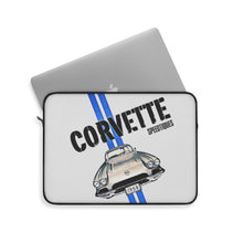 1958 Chevy Corvette Laptop Sleeve by SpeedTiques
