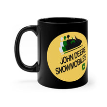 Vintage John Deere Snowmobiles Black mug 11oz by SpeedTiques.com